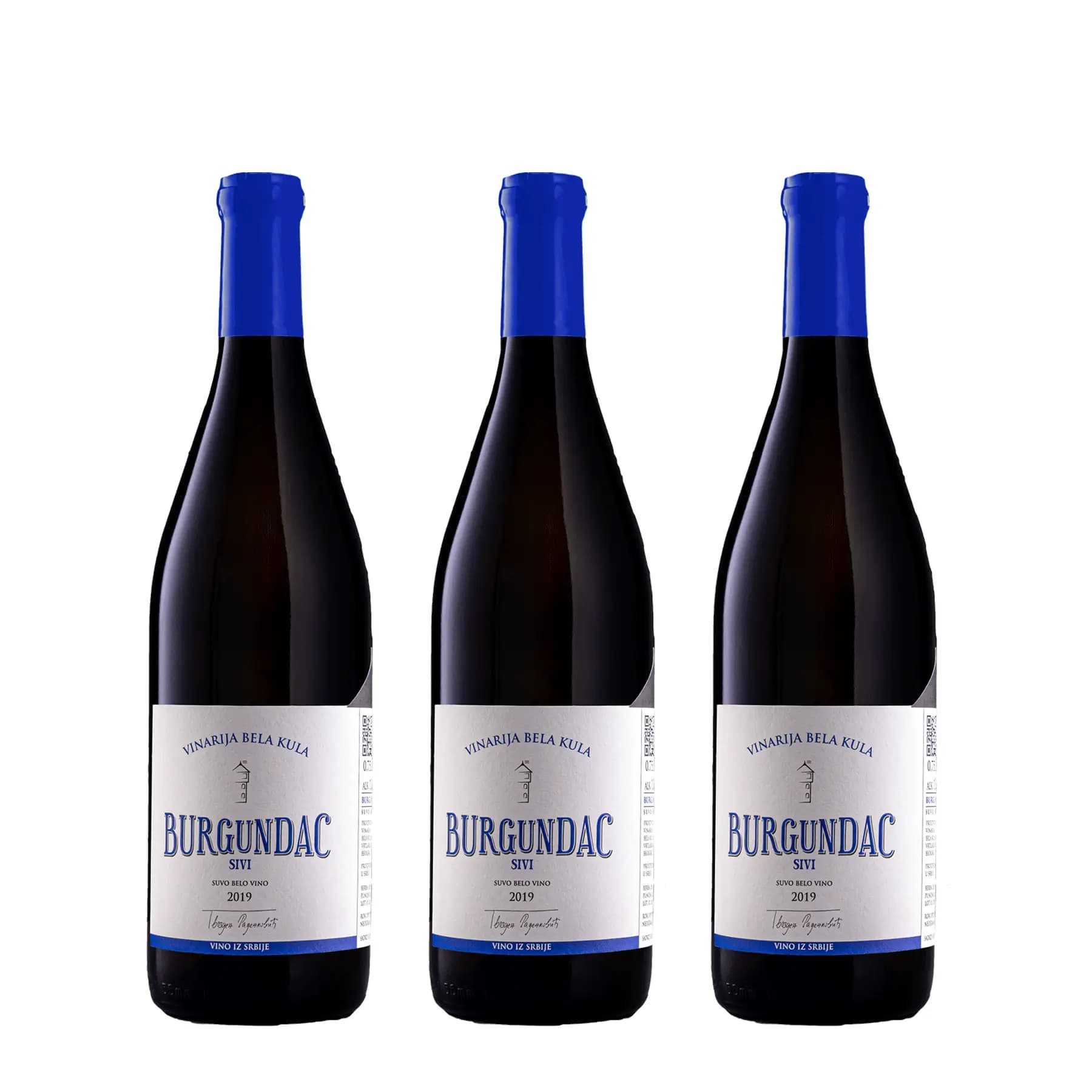 Bela Kula Burgundac Sivi